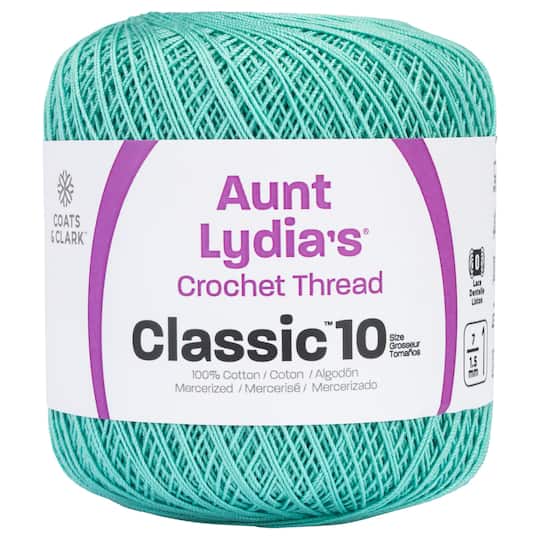 15 Pack: Aunt Lydia&#x27;s&#xAE; Classic Cotton Crochet Thread